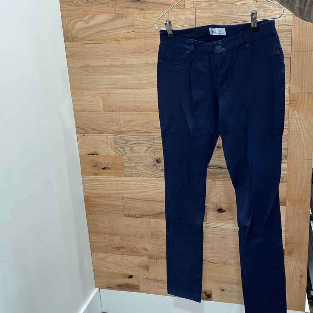 Navy skinny jeans